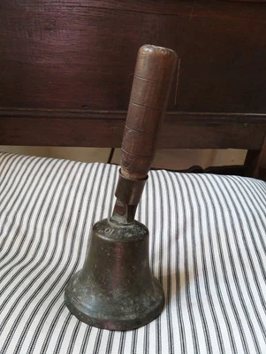 Antique Bronze 10 Ounce Hand Bell Hand Bell - Image 1 of 4