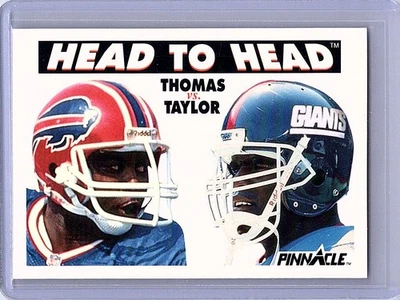 1991 Pinnacle #354 Thurman Thomas / Lawrence Taylor HH - Image 1 of 2