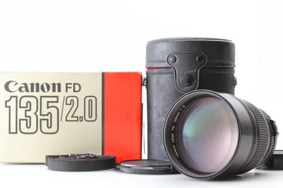 "UNUSED /w Box" Canon New FD 135mm f/2 Telephoto Portrait MF Lens From JAPAN - Image 1 of 4