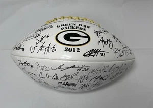 NFL Football Print signiert vom gesamten Green Bay Packers Team 2012 - Bild 1 von 11
