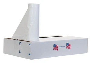 Noramco RST24326W 16 gal. 0,6 mil. Fodera per bidone della spazzatura bianca con cravatta a torsione 32 x 24 pollici - Foto 1 di 1