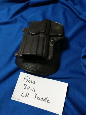 SP11 FOBUS Paddle Gun Holster Black LEFT HAND PISTOL HANDGUN SP 11 - Image 1 of 4