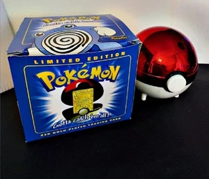 Pokémon x2 Special Edition 23 Karat Gold-Plated Trading Cards 1 Sealed With Box - Picture 1 of 13