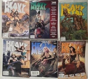 6 ISSUES HEAVY METAL MAGAZINE #'S 262 263 264 265 266 267 DRAVN 2013 SPECIAL - Picture 1 of 7