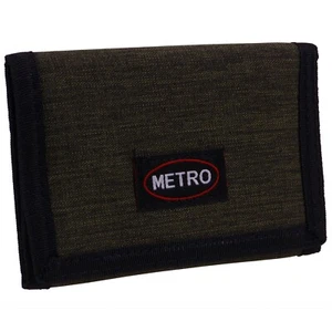 Metro Mens Boys Canvas Tri-Fold Cash & Card Wallet with Chain - Picture 1 of 22
