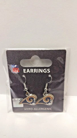 St. Louis Rams NFL J Hook Team Earrings Cover