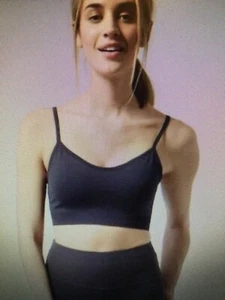 Athleta Renew Bra D-DD Medium M sports athletic yoga pilates black NWT - Picture 1 of 7