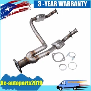 For Chevy Silverado 1500 1999 2000 2001 2002-2006 Y Pipe Catalytic Converter - Picture 1 of 21