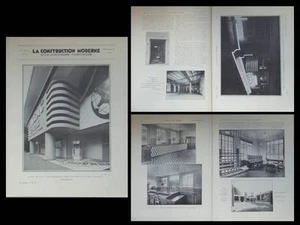 CONSTRUCTION MODERNE n°9 1933 PARIS CINEAC MONTPARNASSE, GORSKA, CHELLES, LABRO - Bild 1 von 1