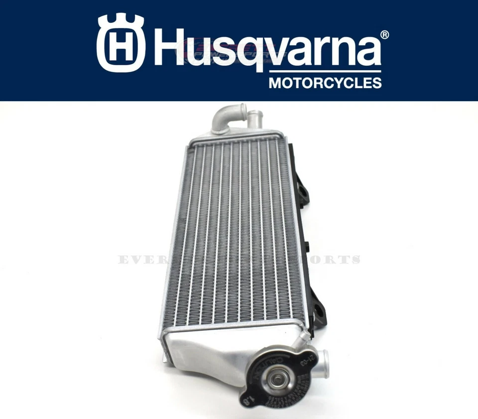 Nuevo radiador derecho Husqvarna y tapa 2020-2022 TE 150i 250i 300i OEM aluminio #W218 B Foto 1 de 4