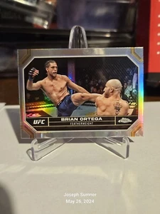 Brian Ortega 2024 Topps Chrome UFC Refractor #33 - Picture 1 of 2