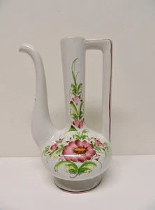 AIGUIERE CRUCHE PICHET VINTAGE CERAMIQUE RETRO PEINT MAIN DECO DESIGN'... - Picture 1 of 5