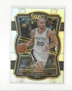2017-18 Select Prizms Silver #152 Manu Ginobili Spurs