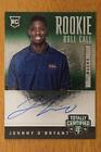 JOHNNY O&#39;BRYANT 2014-15 Panini Certified Rookie Roll Call Auto #RRC-JOB 114/299
