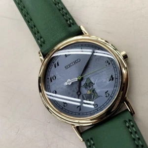 Seiko Moomin Snufkin Limited Edition 7N01-HDD0 Quartz SS Women's Watch Preowned - Picture 1 of 8