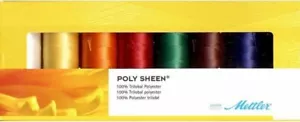 Mettler PS8-Kit 100% Polyester Embroidery Thread Set of 8 Spools - Picture 1 of 1