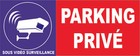 Parking privé site sous vidéo surveillance