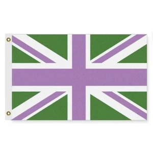 UK Genderqueer Pride Flag - United Kingdom LGBTQIA LGBTQ Nonbinary GB Union Jack - Bild 1 von 6