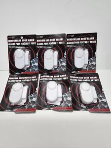 6 PK Wireless Window/Door Magnetic Sensor Alarm Alert Security with Battery New - Picture 1 of 4
