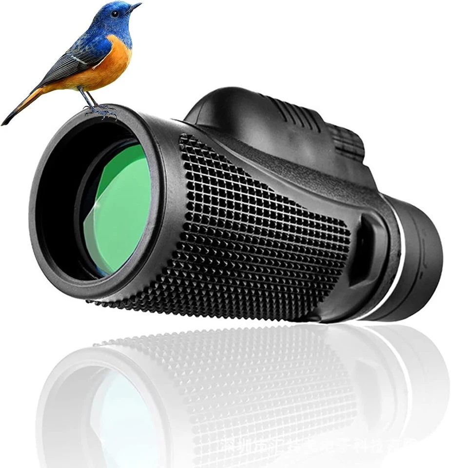 Monokular 12x Zoom mit Nachtsicht Fernrohr Erwachsene mit BAK4 HD FMC Jagd B1210 - Bild 1 von 4