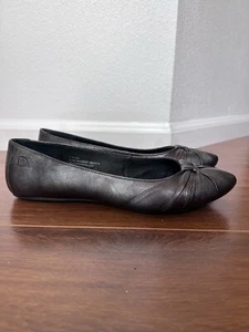 Geboren Zinn Leder Ballerinas - Größe 8,5 Top Zustand - Bild 1 von 7