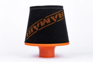 RamAir Großer Universal-Aluminium-Ansaugluftfilter + 100 mm Anschluss in Orange - Bild 1 von 6