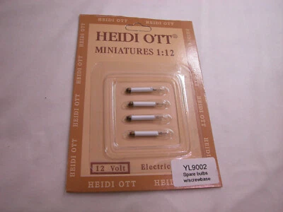 Heidi Ott Casa de Muñecas Miniatura 1:12 Bombilla de Repuesto con Base de Tornillo #YL9002 Foto 1 de 3