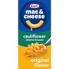 Kraft Original Macaroni & Cheese Dinner with Cauliflower Added to the Pasta 5...