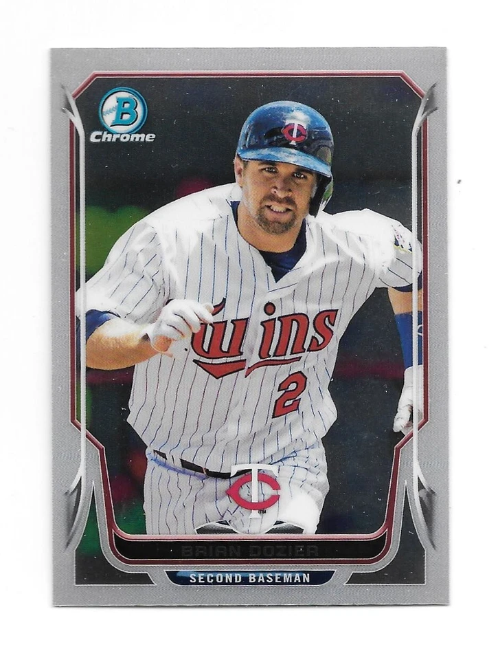 2014 Bowman Chrome BRIAN DOZIER Base Single -MINNESOTA TWINS- #203 - Image 1 of 1