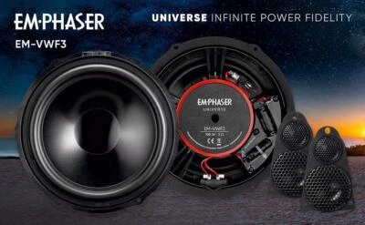 EMPHASER EM-VWF3 Plug & Play 3-Wege 20 cm (8“) Komponenten Lautsprecher System  - Bild 1 von 4