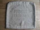 Restoration Hardware French Grain Sack Pillow Cover Proust Logo PRE OWNED EUC