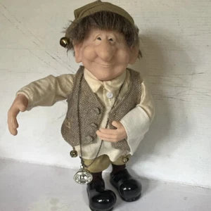 RARE Zim's The Elves Themselves Wine Cellar Elf Figurine 2001 Stands Wine Hugger - Picture 1 of 9