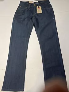 Levi's 511 Slim Denim Jeans Stretch Boys SZ 12 REG 26 x 26 Blue Dark Wash - Picture 1 of 18