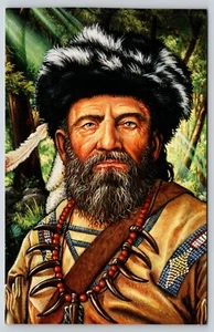 Postcard Jim Bridger Hunter Trapper - 1993 FDC USPS Western Series - Picture 1 of 2