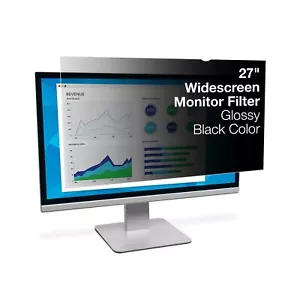 3M Privacy Filters for 27 Inch Widescreen Monitor, Reversable Gloss/Matte, Re... - Picture 1 of 7