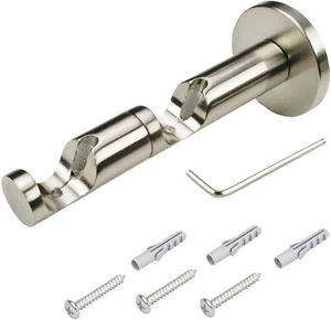 Träger Halterungen für Gardinenstangen Innenlaufstangen 20 mm Ø, 14 cm - Bild 1 von 2