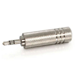 3.5mm Stereo Male to 6.3mm (1/4in) Stereo Female Adapter (TAA Compliant)-C2G - Picture 1 of 5