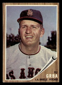 1962 Topps Baseball #96 Eli Grba Los Angeles Angels 2