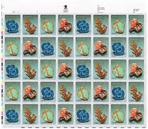 Scott #2703a (2700-03) Minerals Sheet of 40 Stamps - MNH - Picture 1 of 1