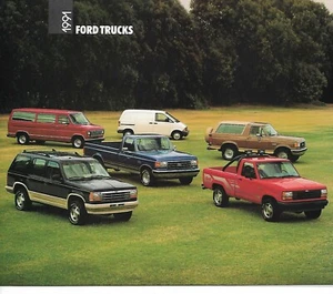Automobile Brochure 1991 Ford Trucks Full Line - Picture 1 of 1