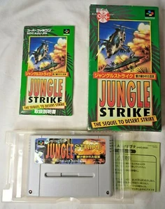 Jungle Strike Super Famicom SFC SNES Japan Import Spiel US-Verkäufer CIB - Bild 1 von 12