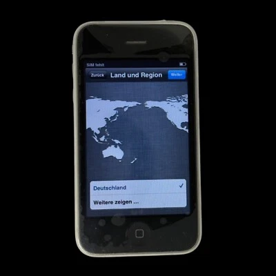 Apple iPhone 3GS - 8GB - Schwarz (Ohne Simlock) Apple Care NEU!  - Bild 1 von 4