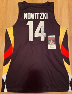 Dirk Nowitzki Signed Autograph Auto Germany Deutschland Jersey Mavs JSA COA - Picture 1 of 3