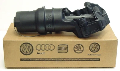 Novo Original OEM VW Carcaça de Filtro de Óleo 2.5 Jetta Beetle Rabbit Golf 2006-2010 MK5 - Imagem 1 de 4