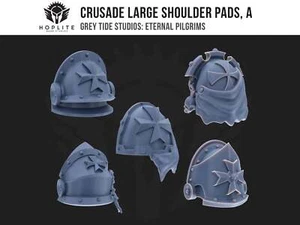 Almohadillas de hombro grandes Crusade, A (x10) | Grey Tide Studios | Eternal Pilgrims | Co - Imagen 1 de 10