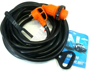 Nilight 25FT 30A 125V Heavy Duty 10 Gauge Pure Cu Extension Cable Cord, Open Box - Picture 1 of 6