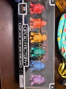Disney Parks Star Wars Galaxy's Pride Rainbow Droid Factory Figure Set of 6 NEW - Picture 1 of 3