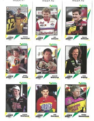 1993 Maxx LOWES FOOD STICKERS-Complete 15 Sticker set-AMAZING CONDITION! - Image 1 of 2