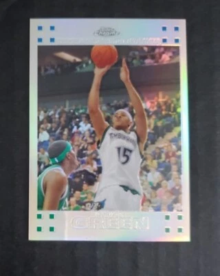   Topps Refractors #26 2008 serie Gerald Green # 707/999 Foto 1 de 2