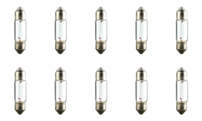 Box of 10 #6428 Automotive Festoon Lamp Bulb, 24V, 3W, SV7-8 - Image 1 of 2